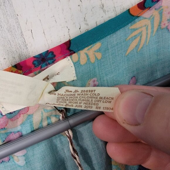 NWT Matilda Jane Twist and Shout Teal Floral Tunic Top - Picture 4 of 7